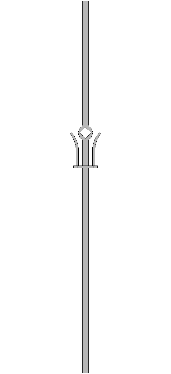 Geländerstab, 900mm