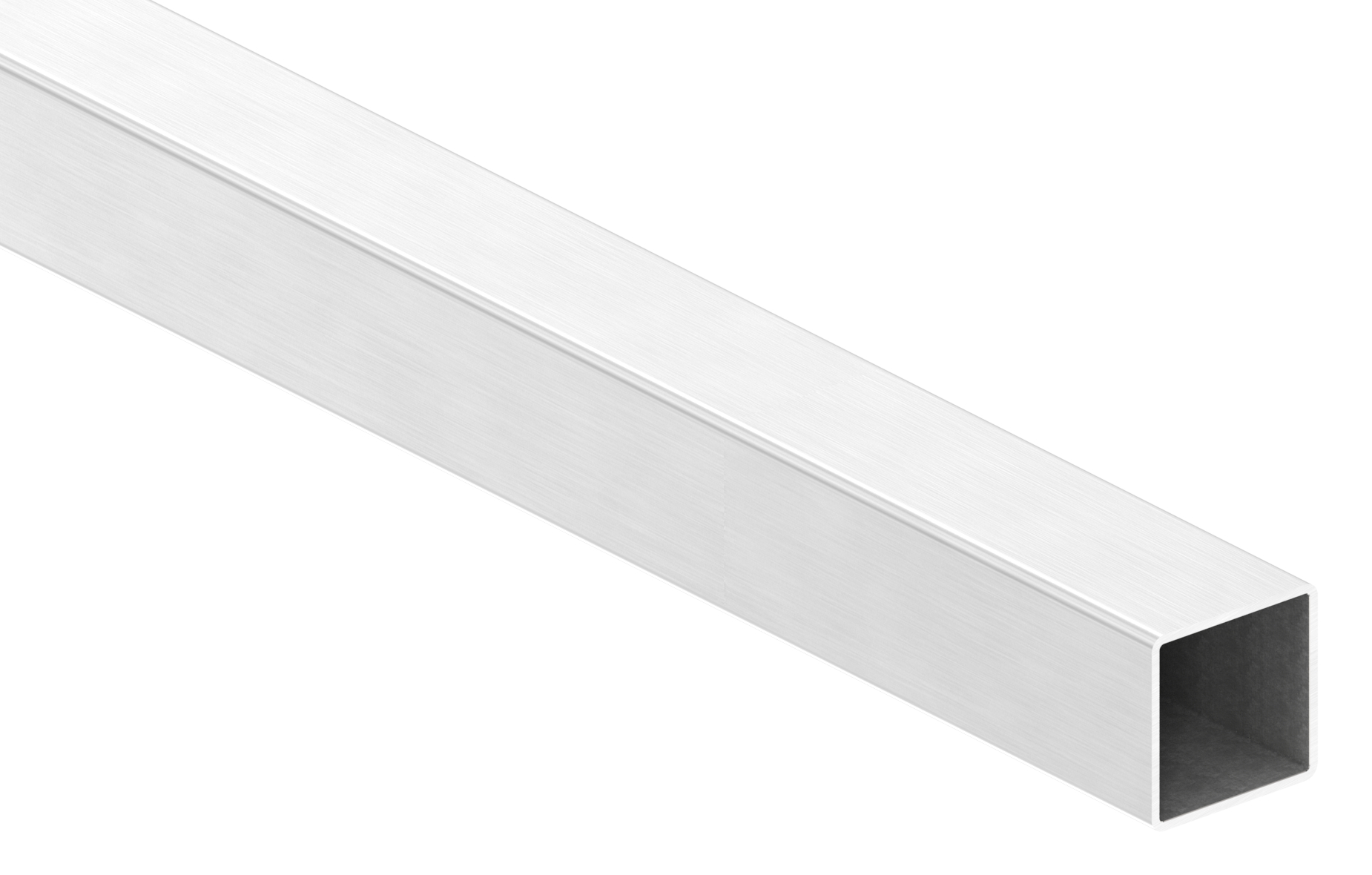 Quadratrohr, 40x40x2,0mm, L: 3000mm, V2A