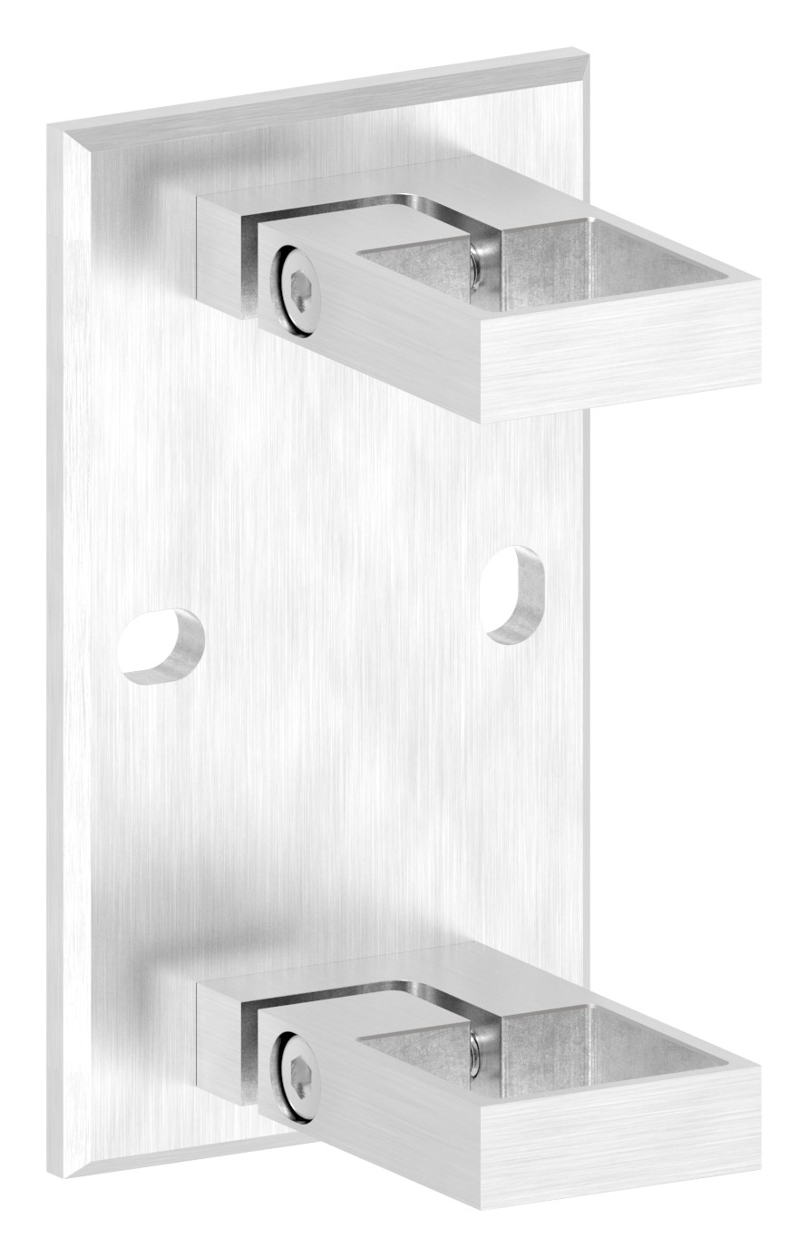 Wandbefestigung für Geländerpfosten 40x40mm, V2A Wandbefestigung für Geländerpfosten 40x40mm, V2A