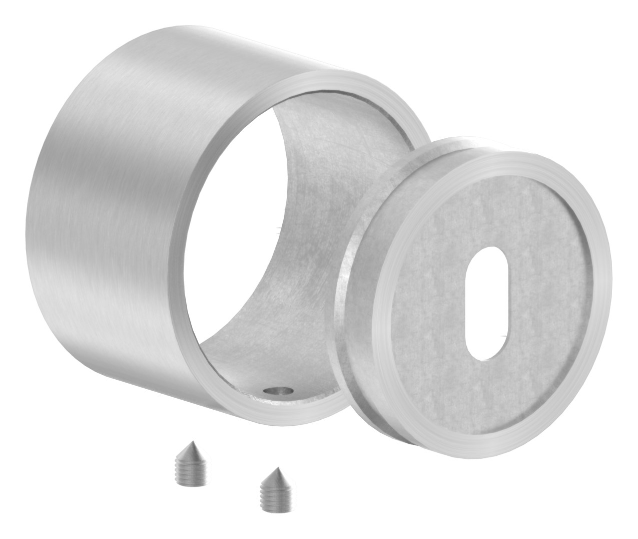 Wandbefestigung für Rohr 42,4mm, V2A Wandbefestigung für Rohr 42,4mm, V2A