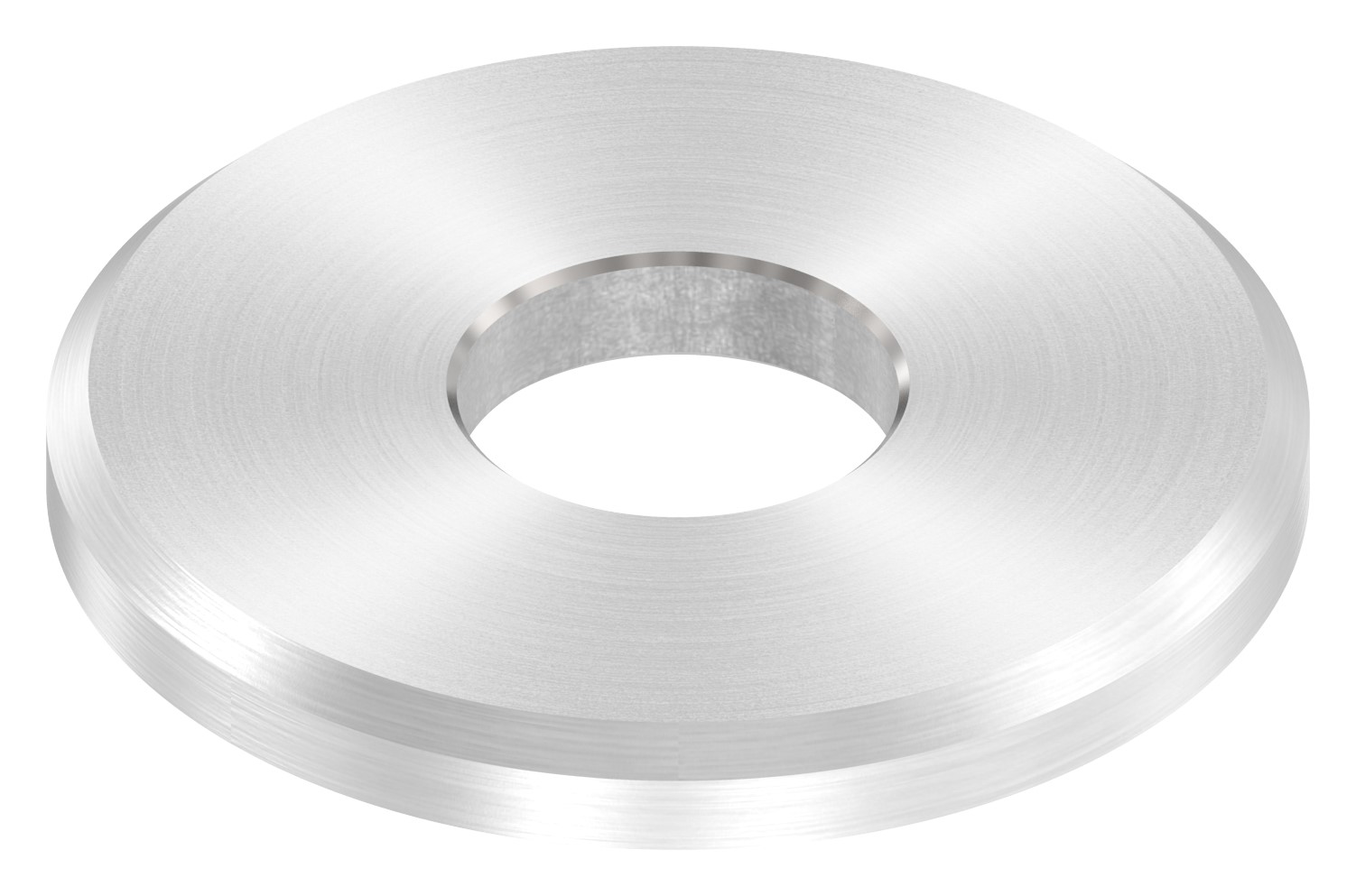 Beilagscheibe 30x3mm mit Fase, Bohrung 10,5mm, V2A
