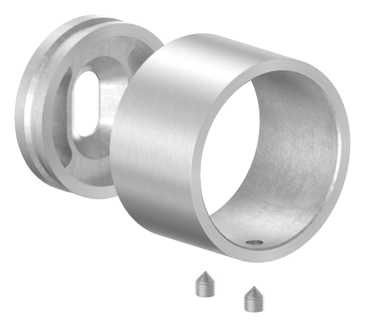 Wandbefestigung für Rohr 42,4mm, V2A Wandbefestigung für Rohr 42,4mm, V2A