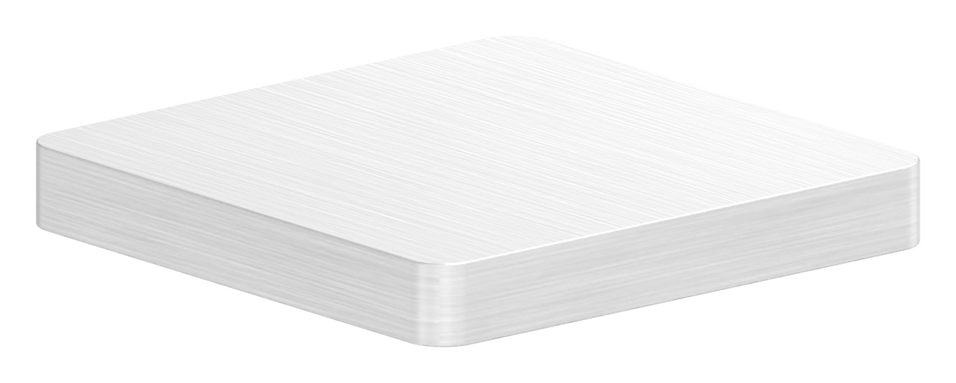 Flachkappe für Quadratrohr 30x30, V4A