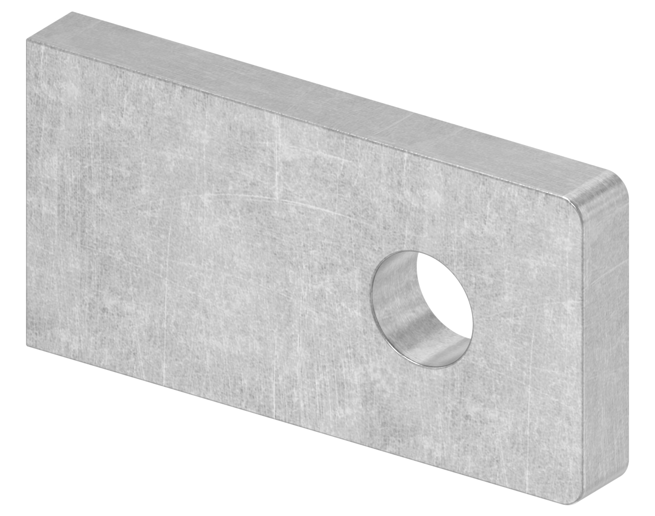 Anschweißlasche eckig 50x25x6mm