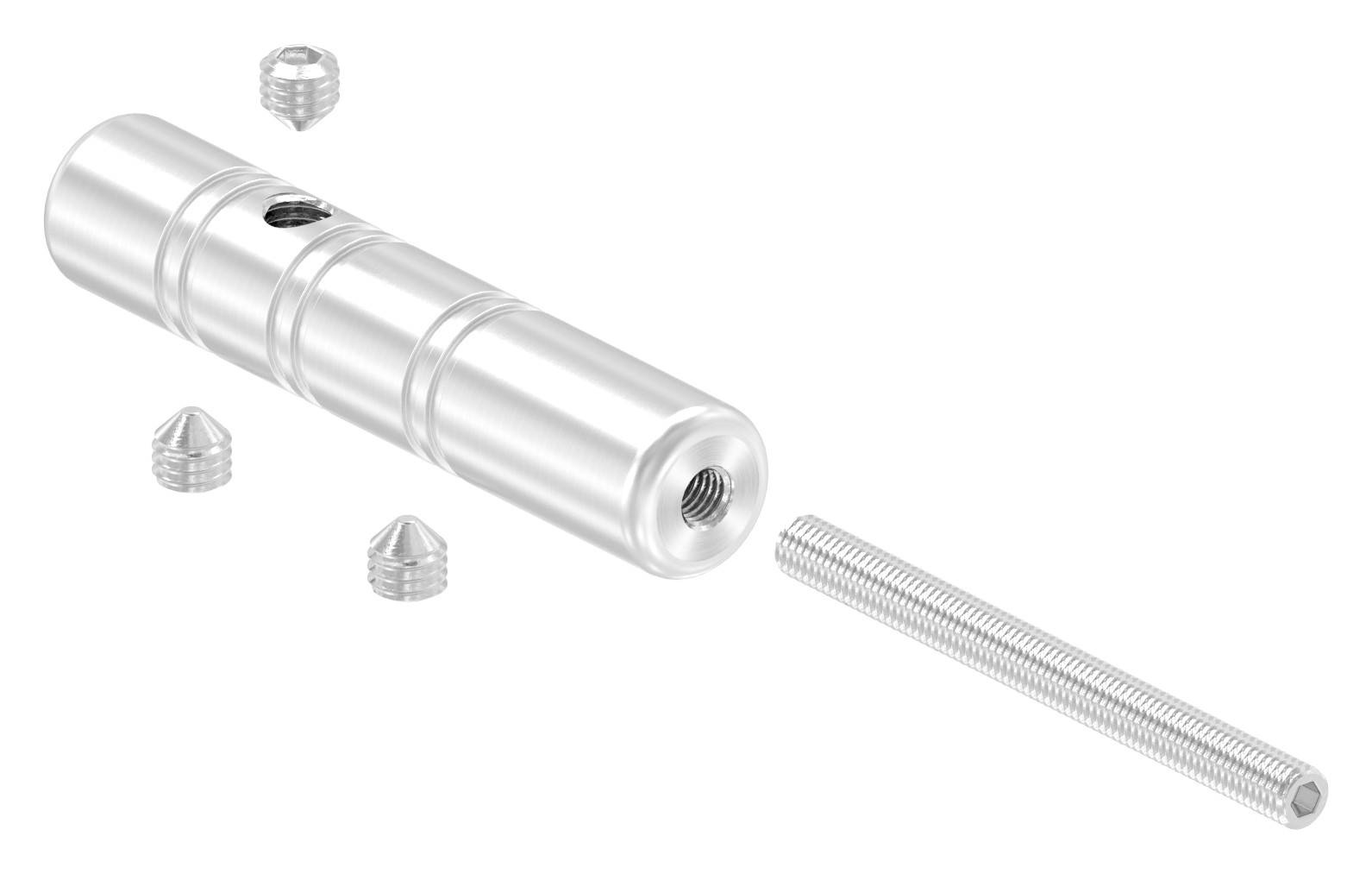 Gewindeterminal zur Selbstmontage, für 5mm Seil, V2A Gewindeterminal zur Selbstmontage, für 5mm Seil, V2A