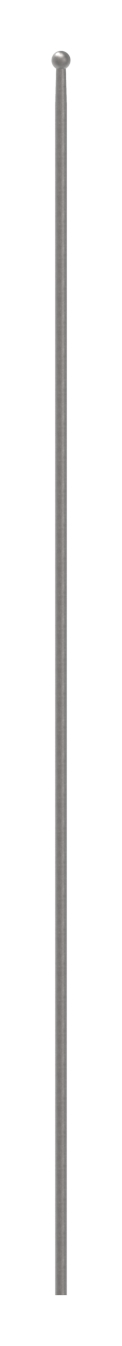 Zaunstab Ø 12mm, H: 1200mm, Kugel 19mm