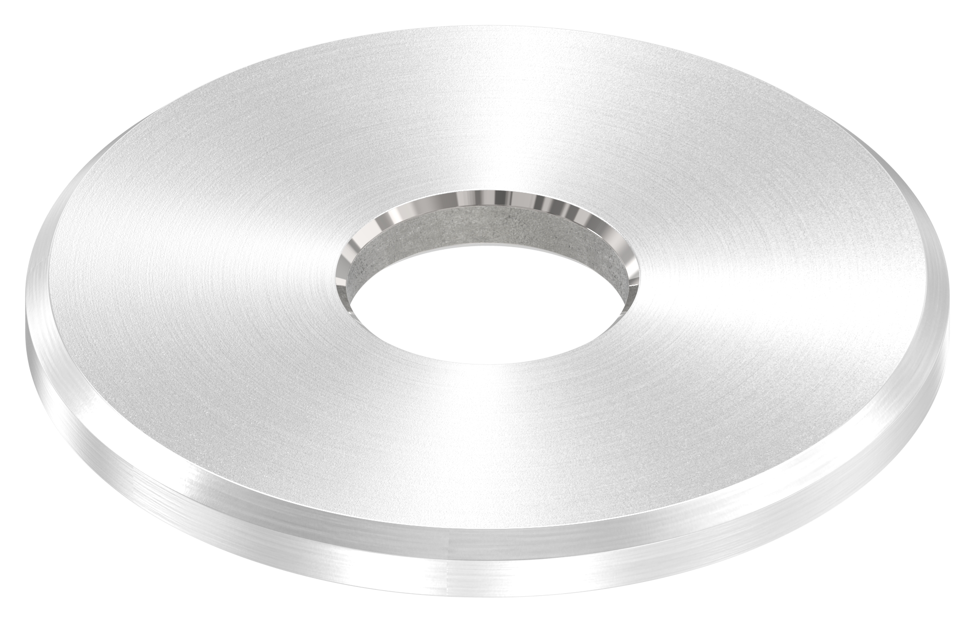 Beilagscheibe 40 x 3mm mit Fase, Bohrung 12,5mm