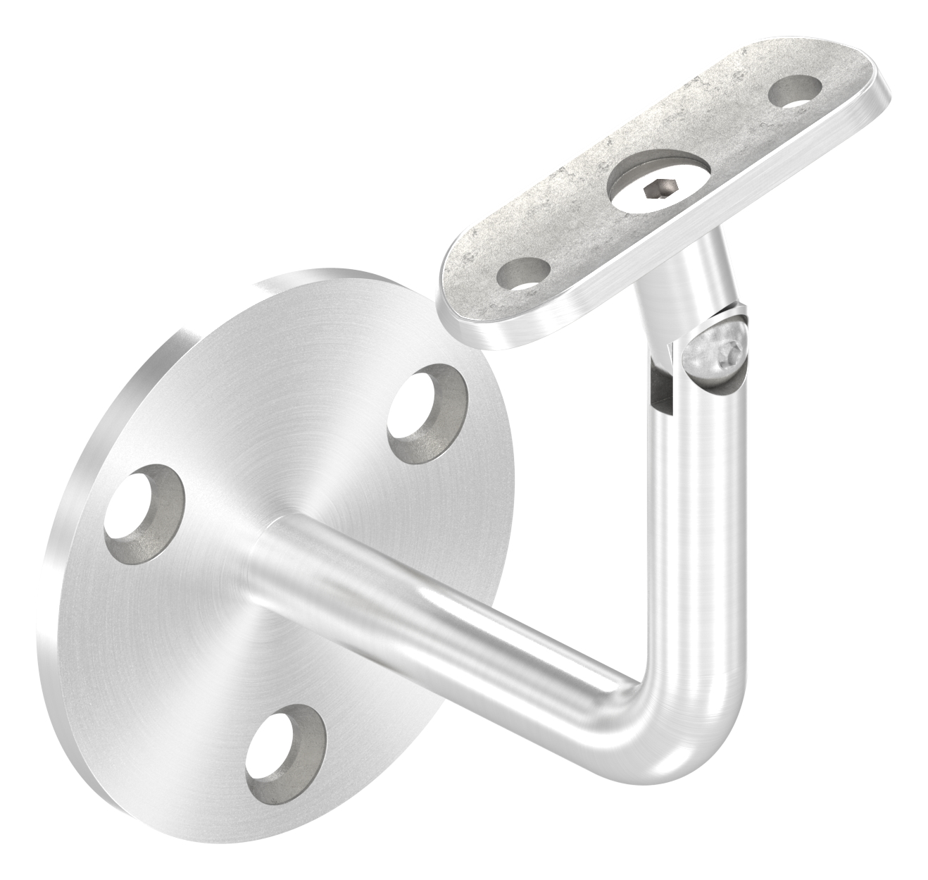 Handlaufhalter mit Halteplatte 42,4mm