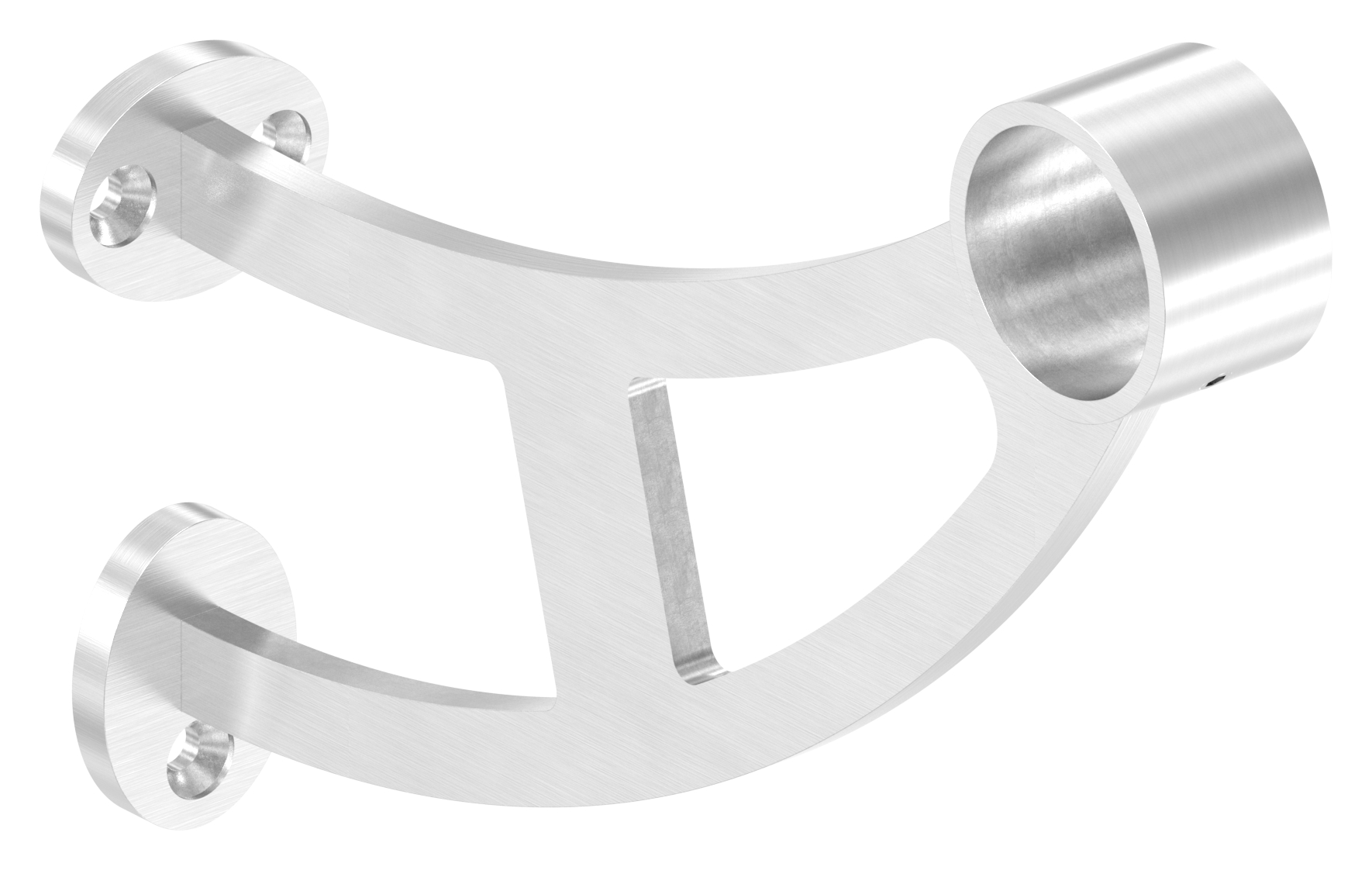 Fußlauf- / Handlaufstütze, für Rohr 33,7mm, V2A Fußlauf- / Handlaufstütze, für Rohr 33,7mm, V2A