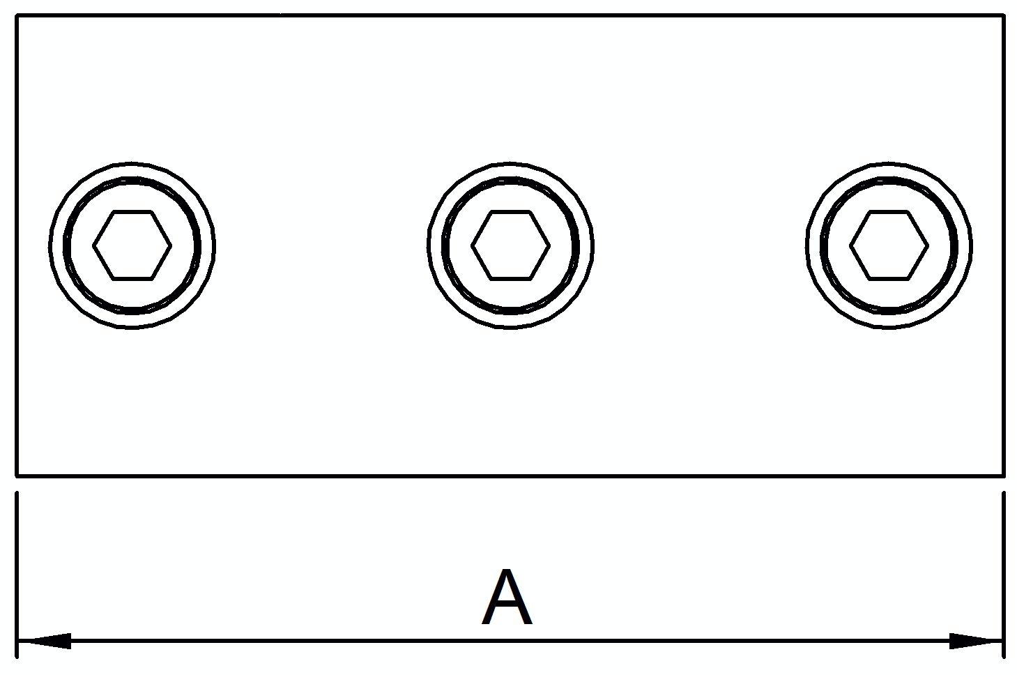 Kreuzstück, für Rohr Ø 33,7mm