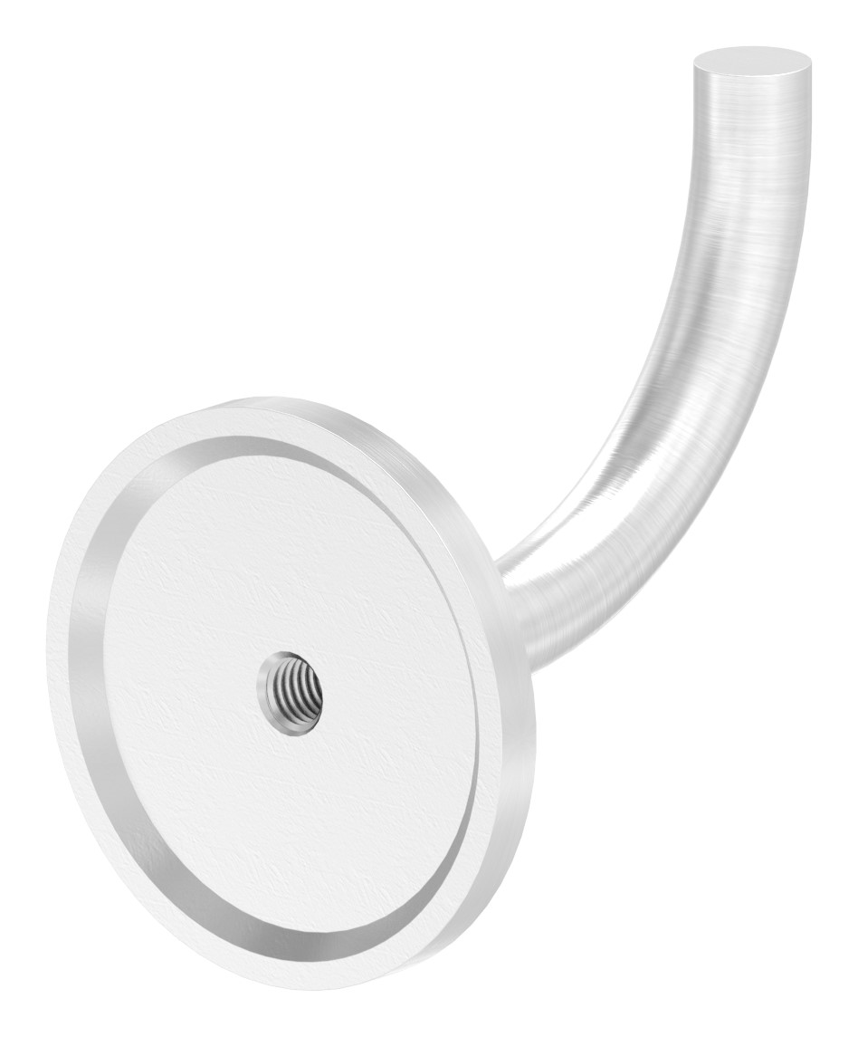 Handlaufhalter zum Anschweißen, (Ronde und Bügel verschweißt), V4A