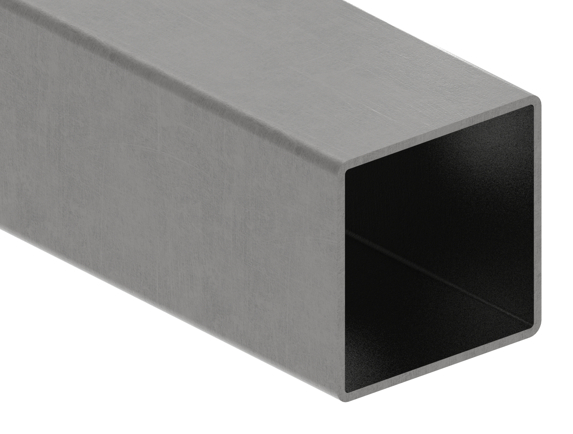 Quadratrohr S235JR, 80x80x3mm, L: 6000mm