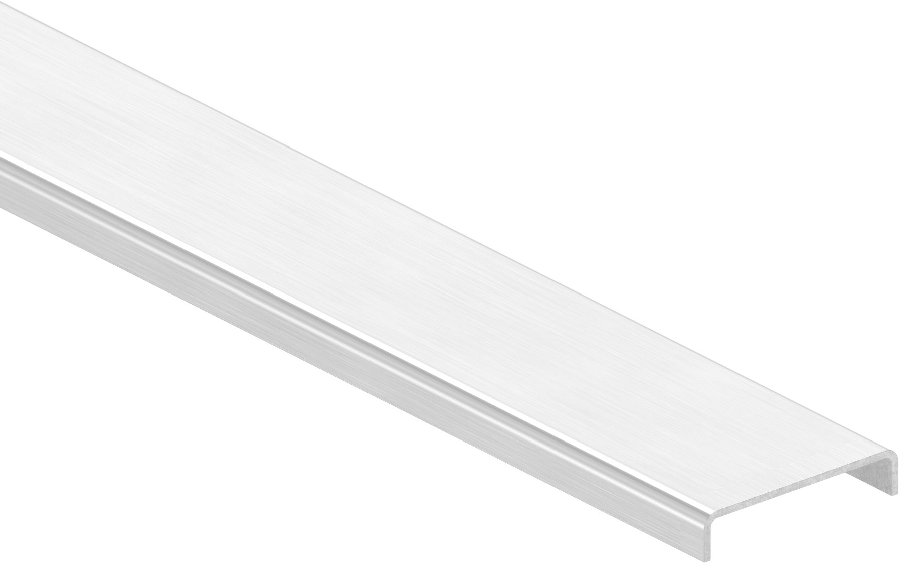 Kantenschutz EXTRA SLIM, für Glas 24,00 - 25,52mm, L: 3000mm, Edelstahl V4A