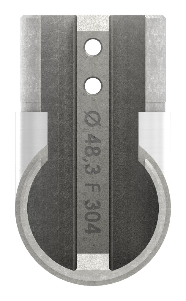Eckbogen vertikal, für 48,3mm, V2A, Rahmenecke Eckbogen vertikal, für 48,3mm, V2A, Rahmenecke