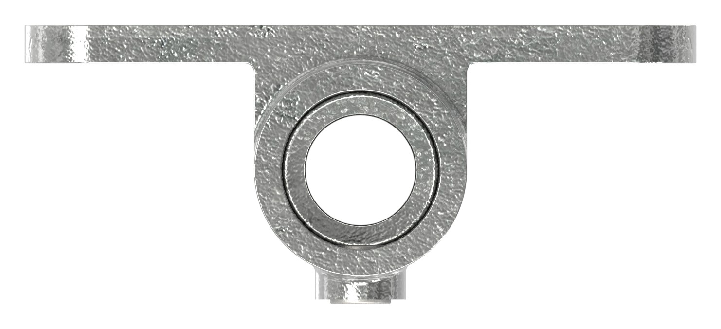 Wandhalter mit 2 Bohrungen, für Rohr Ø 33,7mm