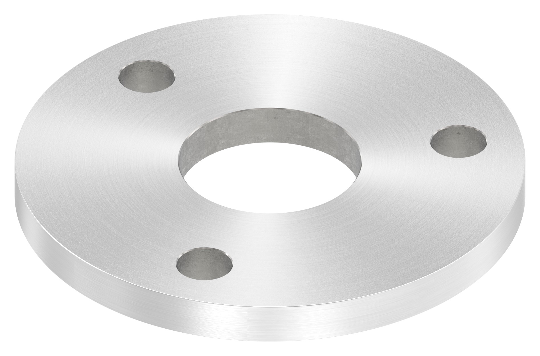 Ankerplatte Ø 120x10mm, mit Rundschliff, V2A