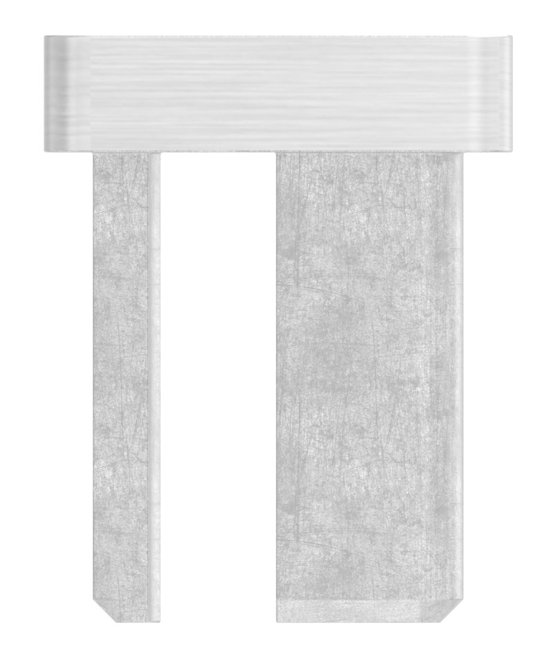 Einsteckkappe, für Rohr 40x20x2,0mm, V4A