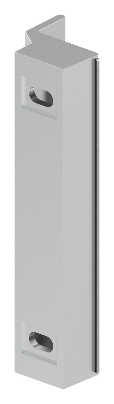 Anschlag für Gittertorschloss GTS 2, silber