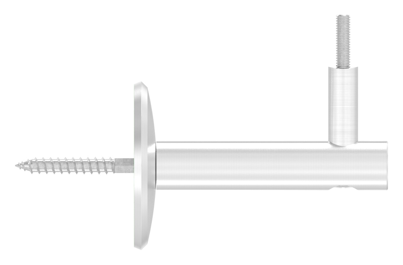 Handlaufhalter zum Anschrauben, Linsenkopfschraube