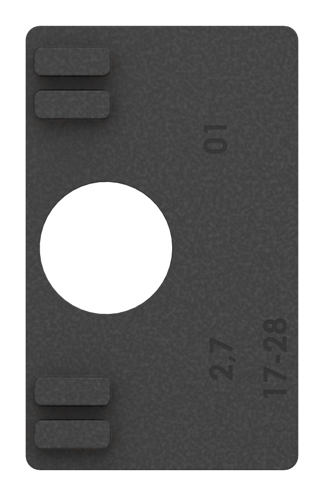 Gummi für Mod. 31, ESG-Glas 10mm
