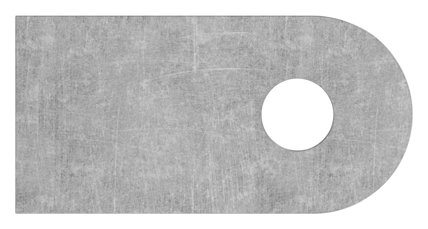 Anschweißlasche 50x25x6mm
