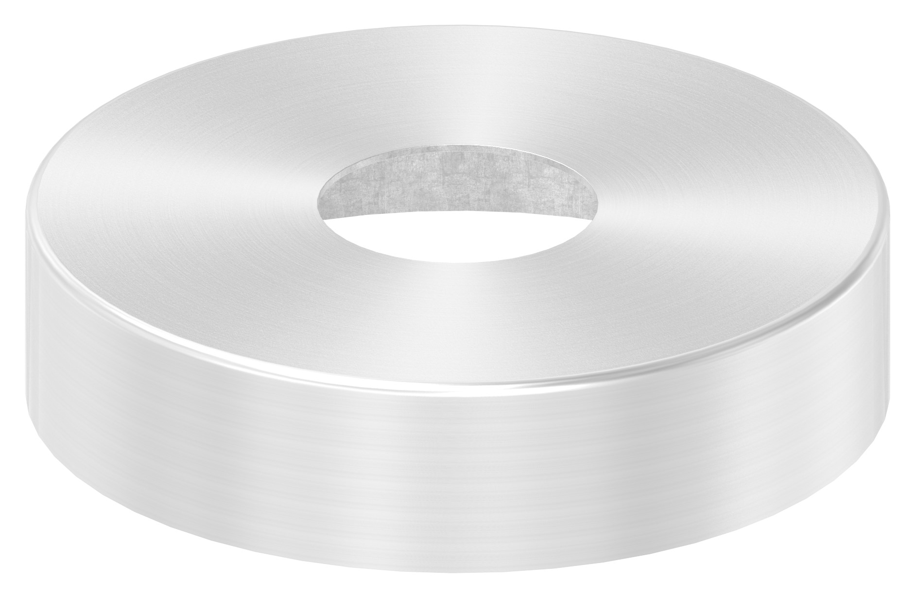 Abdeckrosette, 105x25mm, Bohrung 34mm, V4A