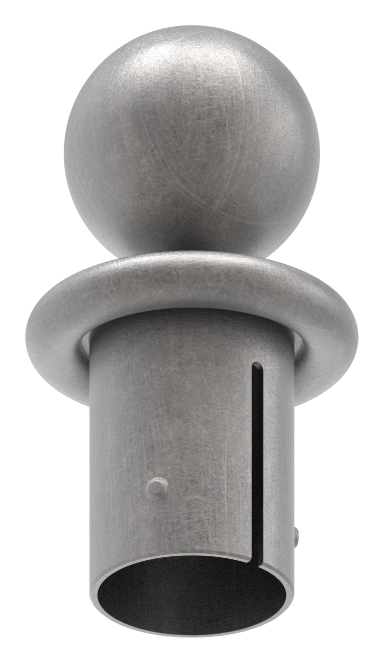 Kugelrohrknopf Eisen für 48,3mm