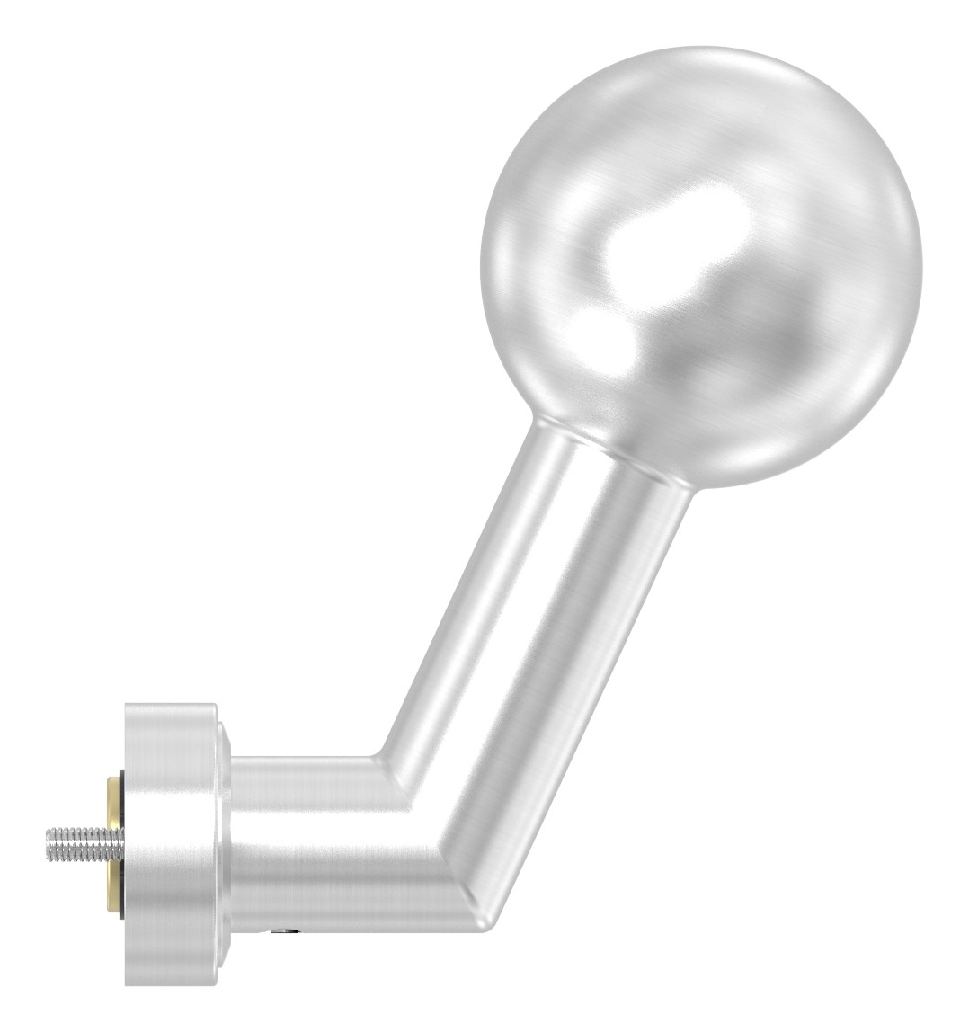 Drückerknopf, Ø 50mm, drehbar, V2A