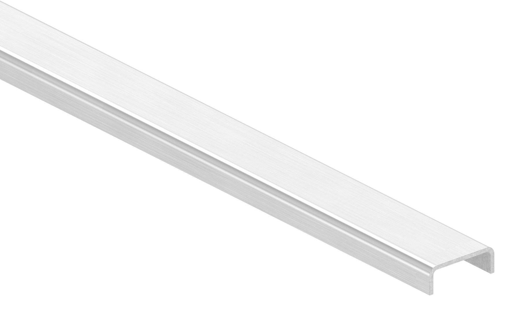 Kantenschutz EXTRA SLIM, für Glas 12,00 - 13,52mm, L: 3000mm, Edelstahl V4A