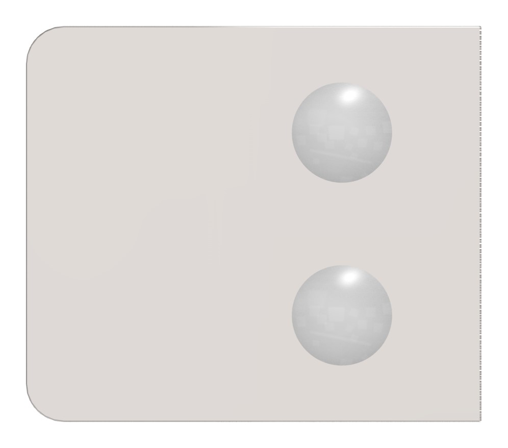 Glasklemme Mod. 34, Anschluss: 42,4mm, V4A