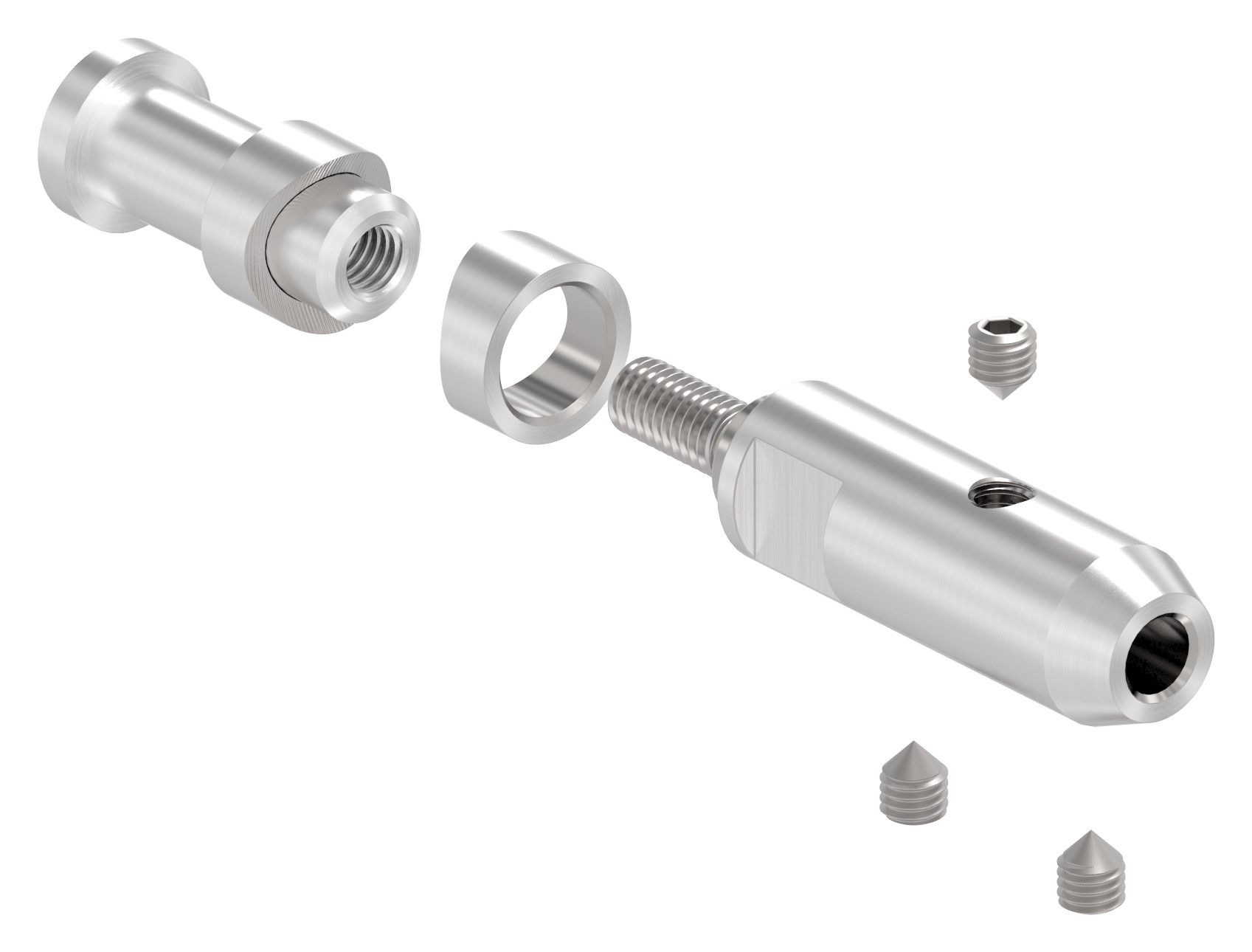 Seilhalter für 5mm Seil, V2A Seilhalter für 5mm Seil, V2A