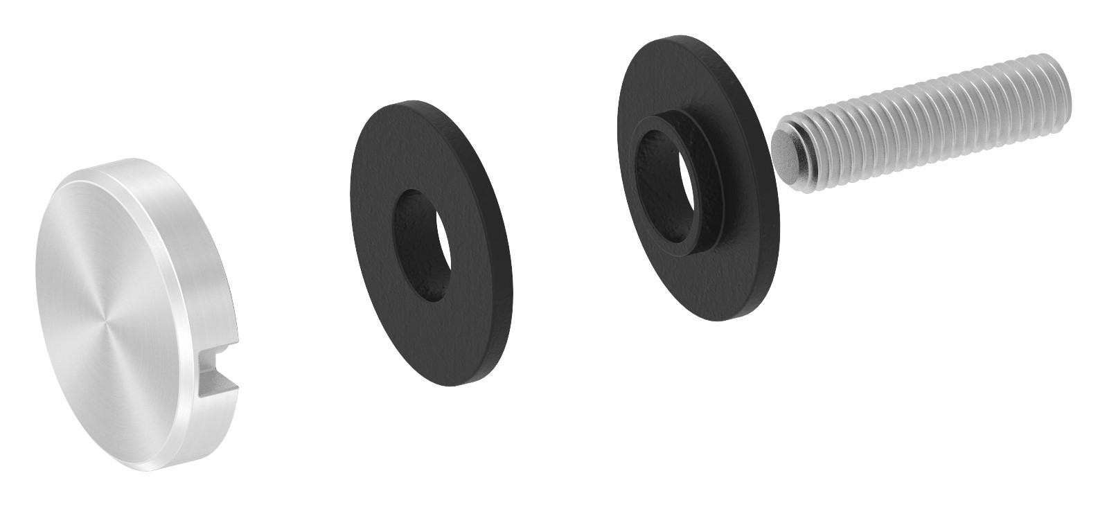 Glaspunkthalter Ø 30mm, passend zu Brenk-Halter, ALU Glaspunkthalter Ø 30mm, passend zu Brenk-Halter, ALU