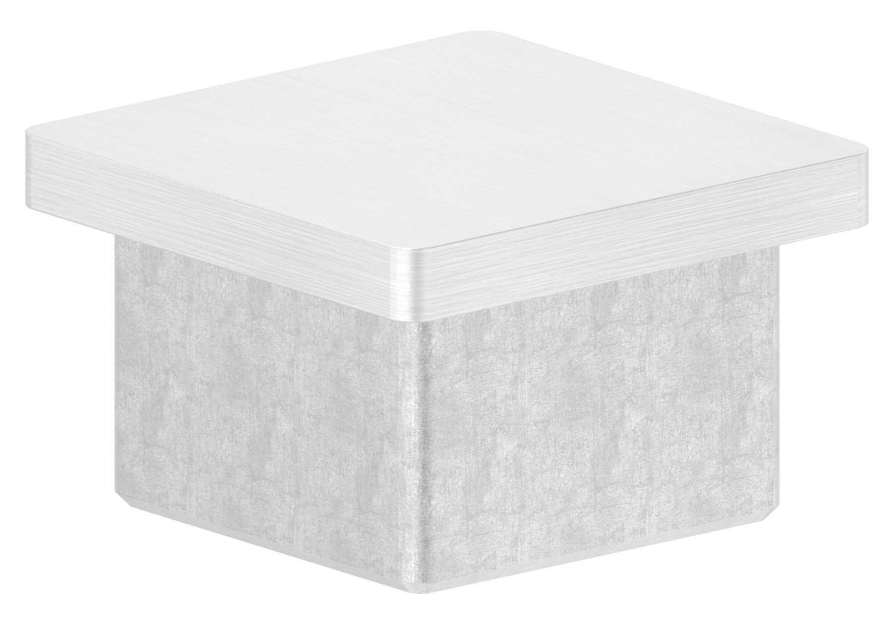 Einsteckkappe, für Rohr 40x40x4,0mm, V4A