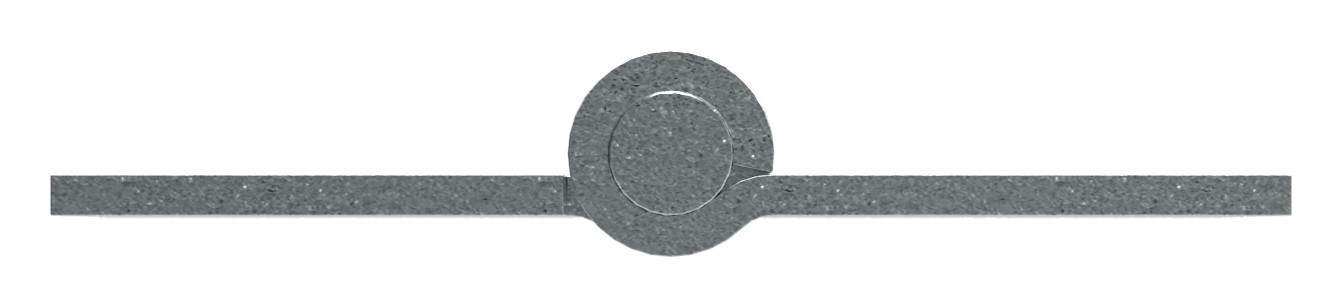 Scharnier 90x75mm mit herausnehmbaren Zapfen