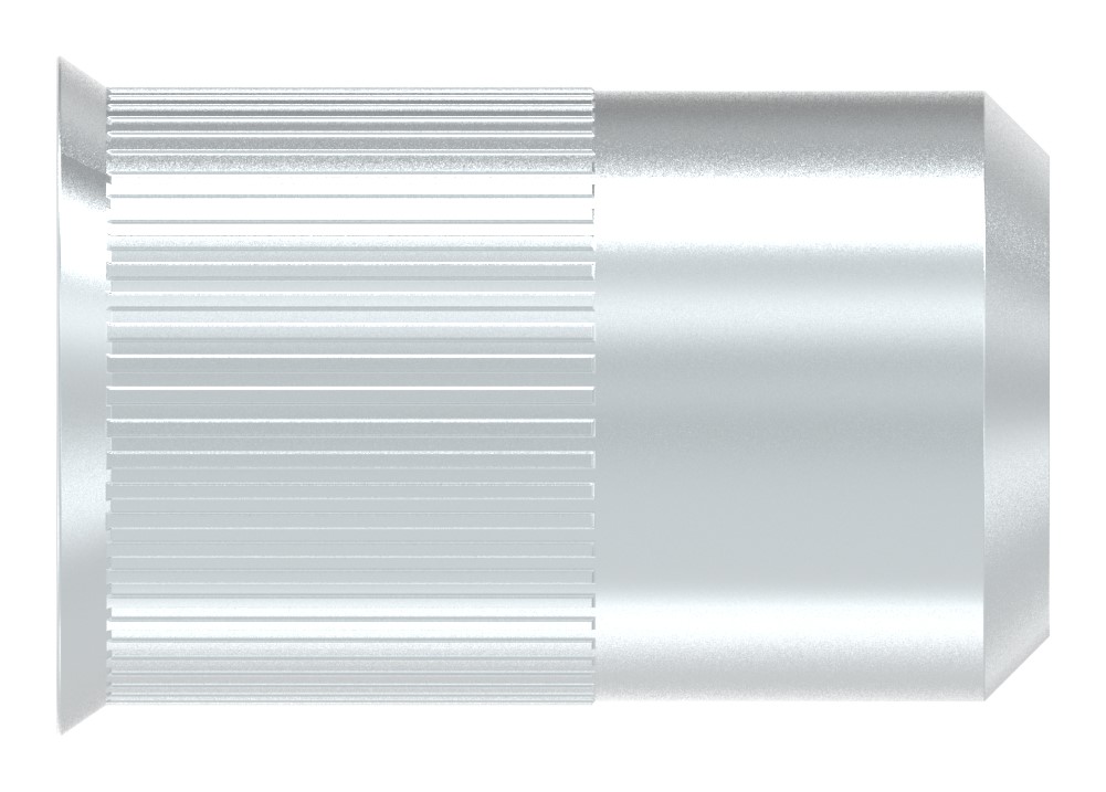 Blind-Einnietmutter, Stahl, M6/Loch 9mm, verzinkt Blind-Einnietmutter, Stahl, M6/Loch 9mm, verzinkt