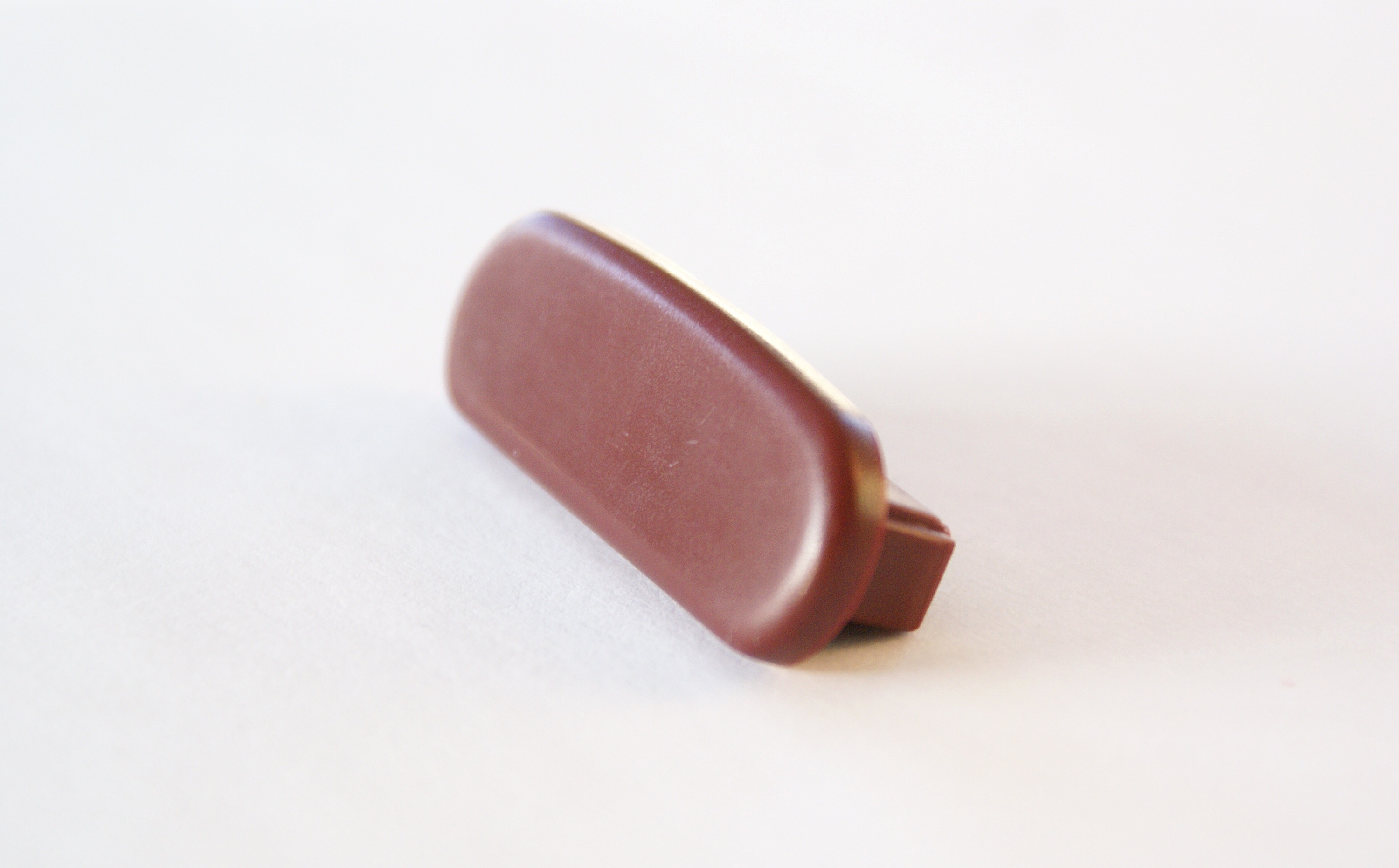 Endkappe für Kunststoffhandlauf für 40 x 8mm, weinrot