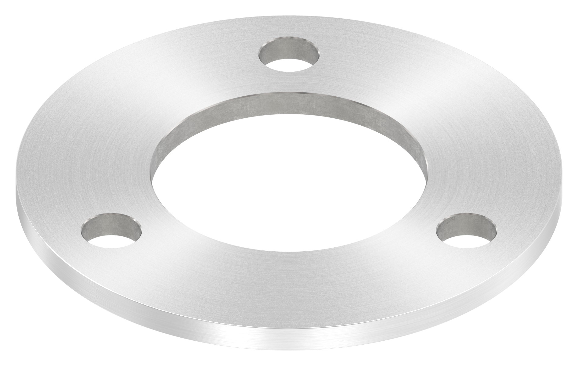 Ankerplatte Ø 120x6mm, mit Rundschliff, V2A