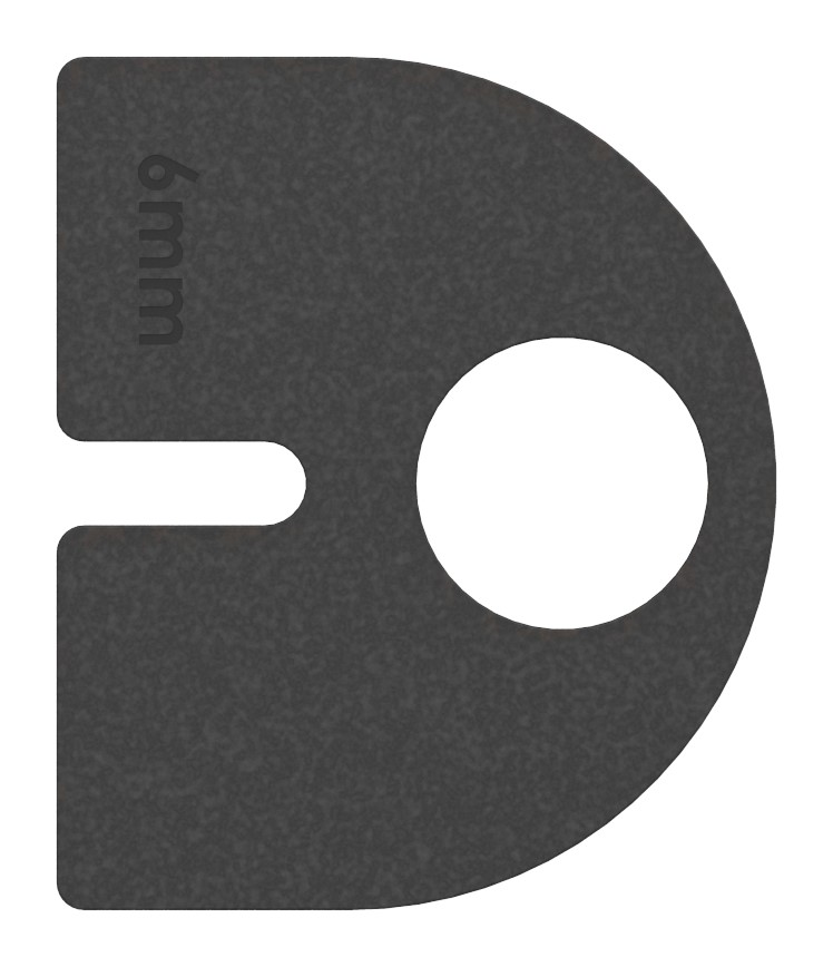 Gummi für Mod. 28, ESG-Glas 6mm