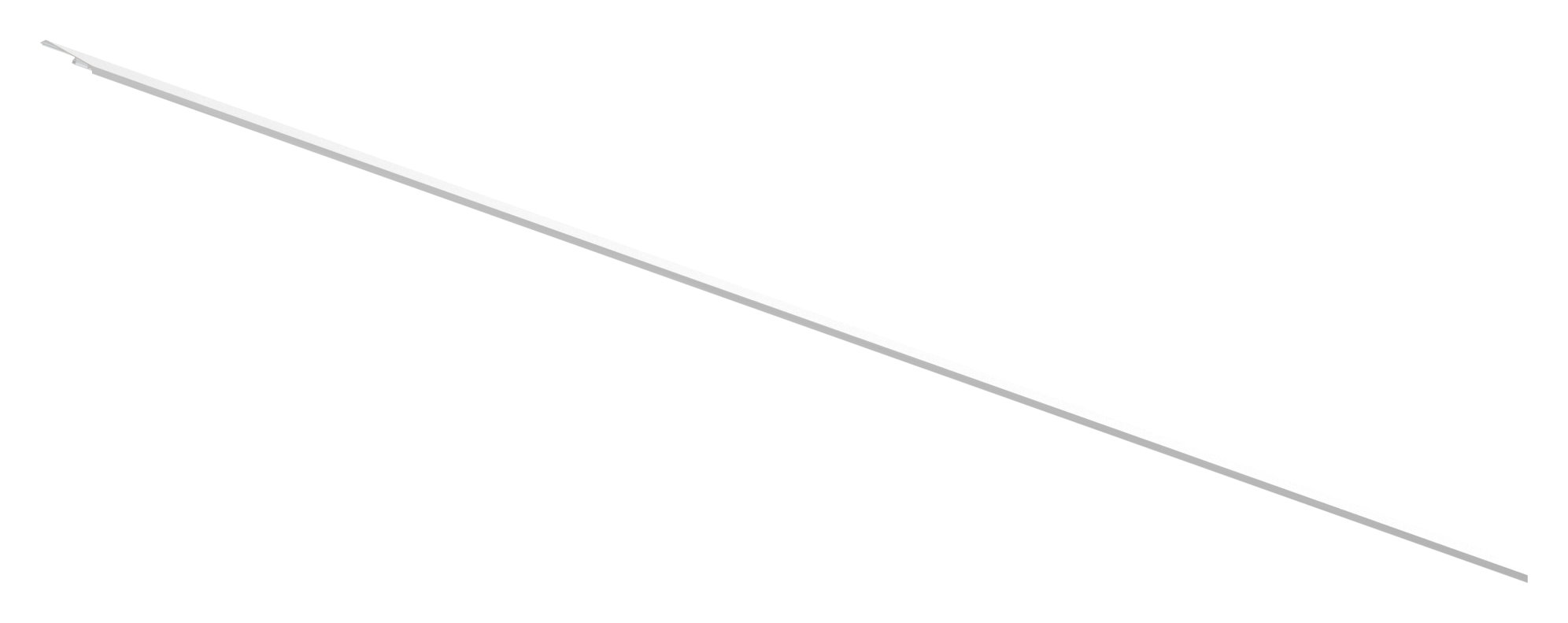 Design-Abdeckung für eleganza canopy, L: 2405mm, Aluminium E4/EV1 Design-Abdeckung für eleganza canopy, L: 2405mm, Aluminium E4/EV1