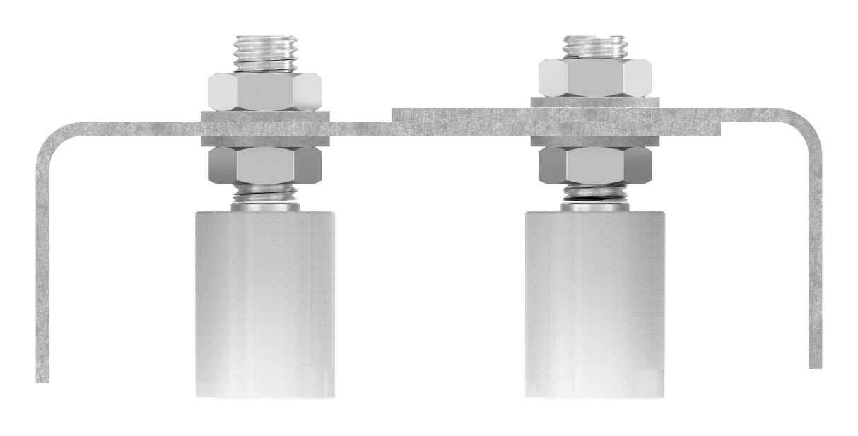 Führungsbügel, doppelt, V2A Führungsbügel, doppelt, V2A