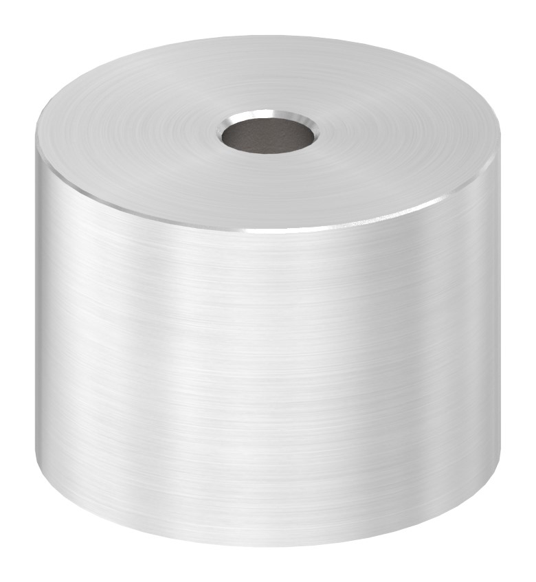 Unterteil Ø 40mm, mit Durchgangsbohrung , t: 30mm, V2A