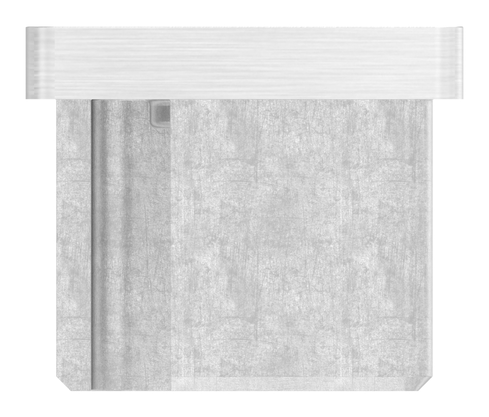 Einsteckkappe, für Rohr 50x30x2,0mm, V4A