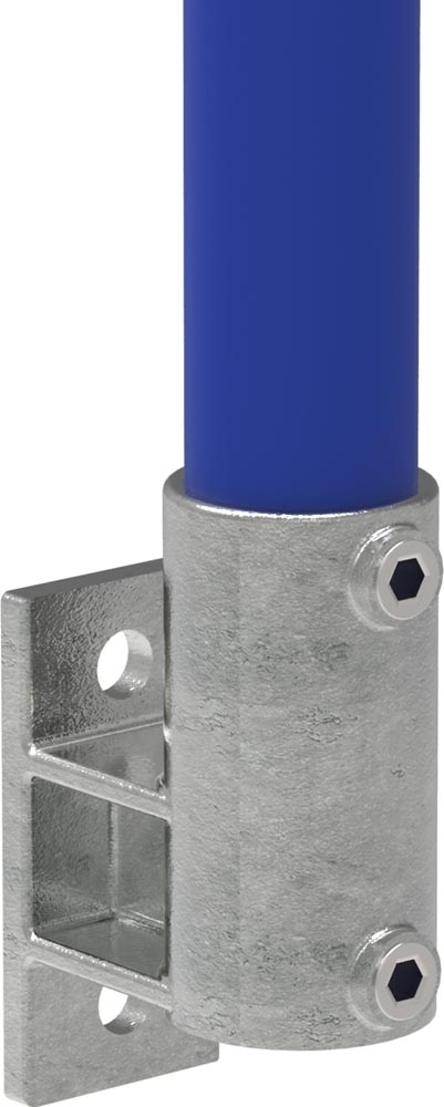 Wandhalter mit 2 Bohrungen, für Rohr Ø 42,4mm