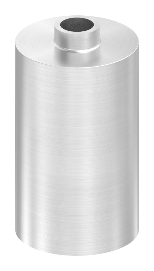 Unterteil Ø 30mm, mit Durchgangsbohrung , t: 50mm, V2A Unterteil Ø 30mm, mit Durchgangsbohrung , t: 50mm, V2A