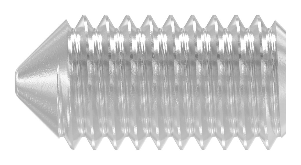 Gewindestift M5x10, V2A, DIN 914 / ISO 4027