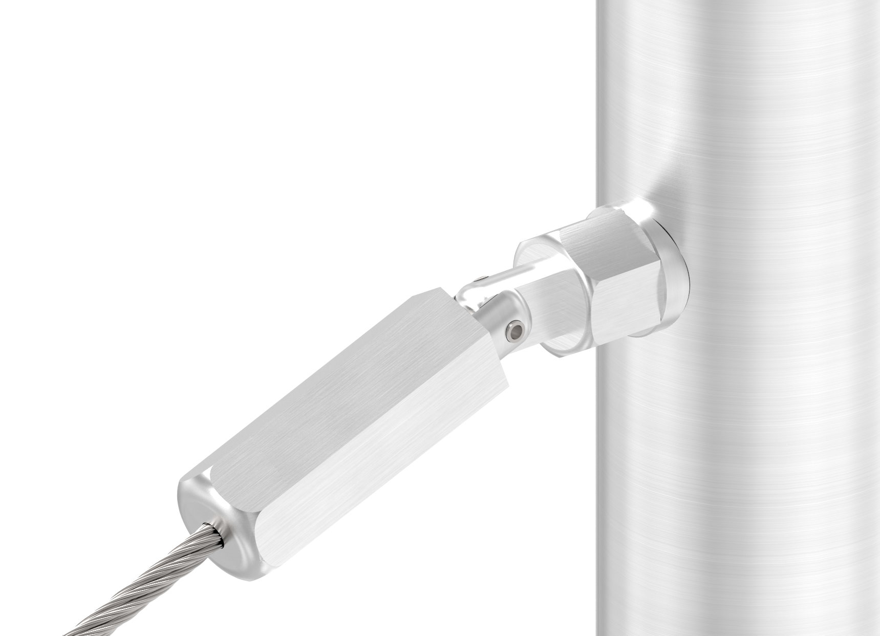 Gewindeterminal zur Selbstmontage, Seil 5mm, V2A Gewindeterminal zur Selbstmontage, Seil 5mm, V2A