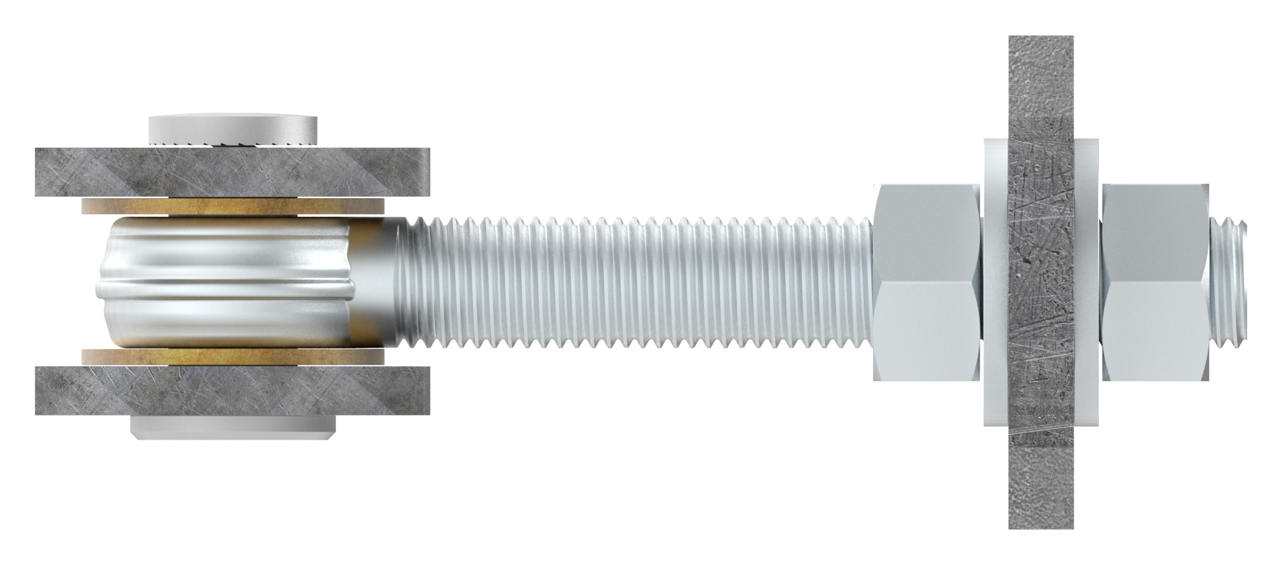 Torband M16, teilverzinkt/galvanisch verzinkt