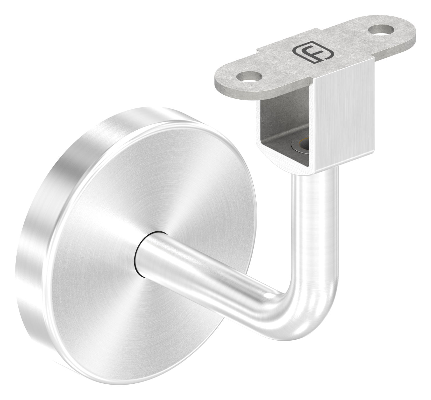 Handlaufhalter für LED Handlauf (Ronde und Bügel verschweißt), V2A