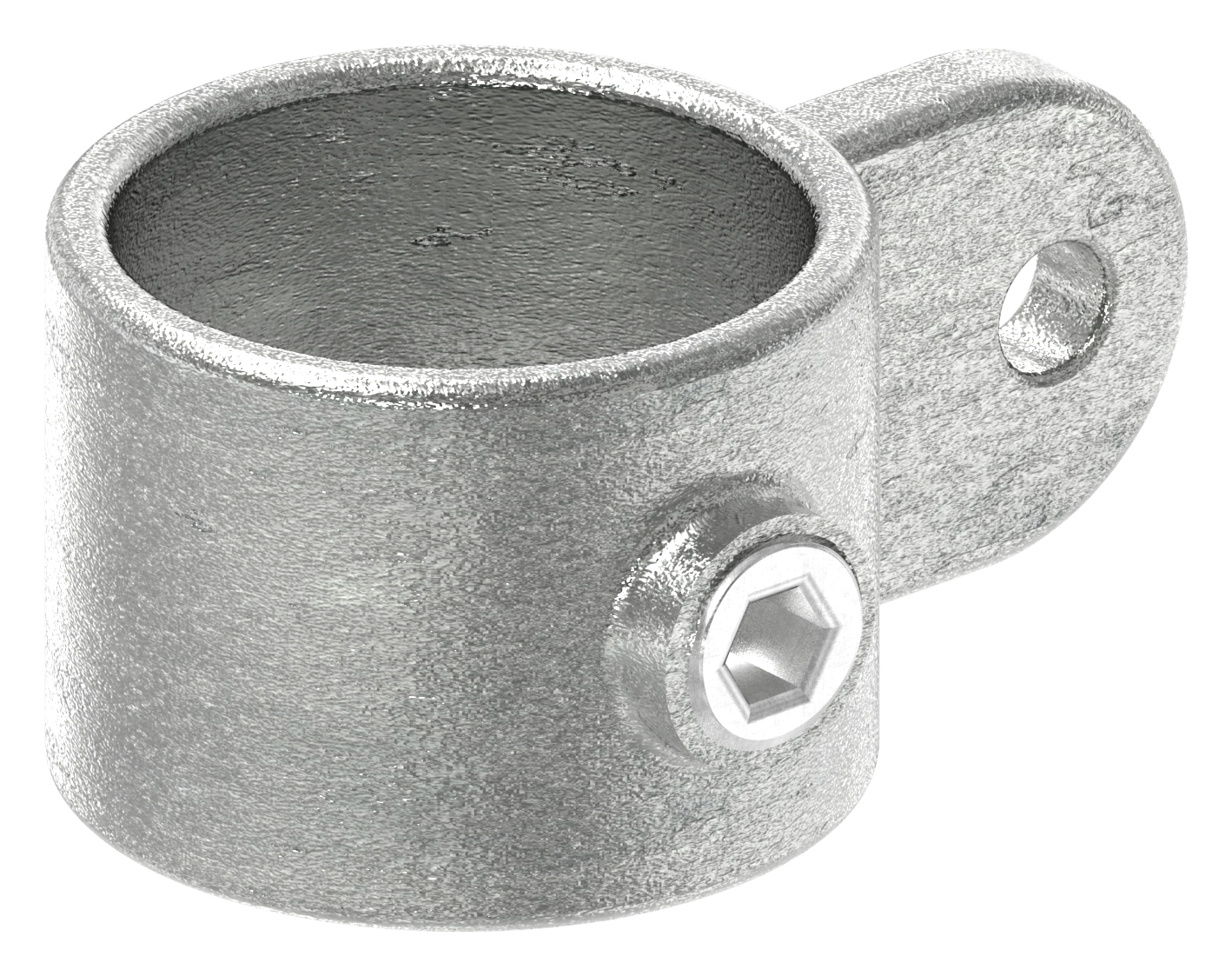 Halter mit einer Lasche, für Rohr Ø 48,3mm