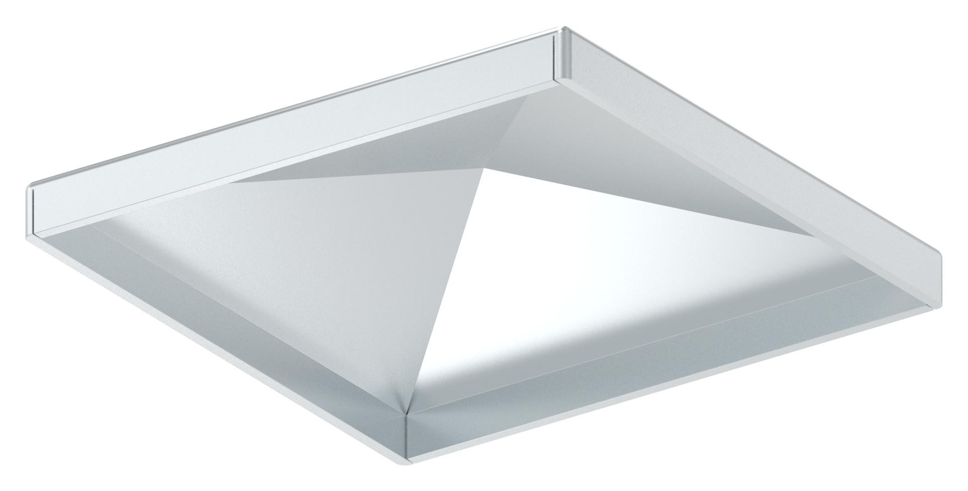 Pfeilerbedecker für Rohr 80x80mm, verzinkt